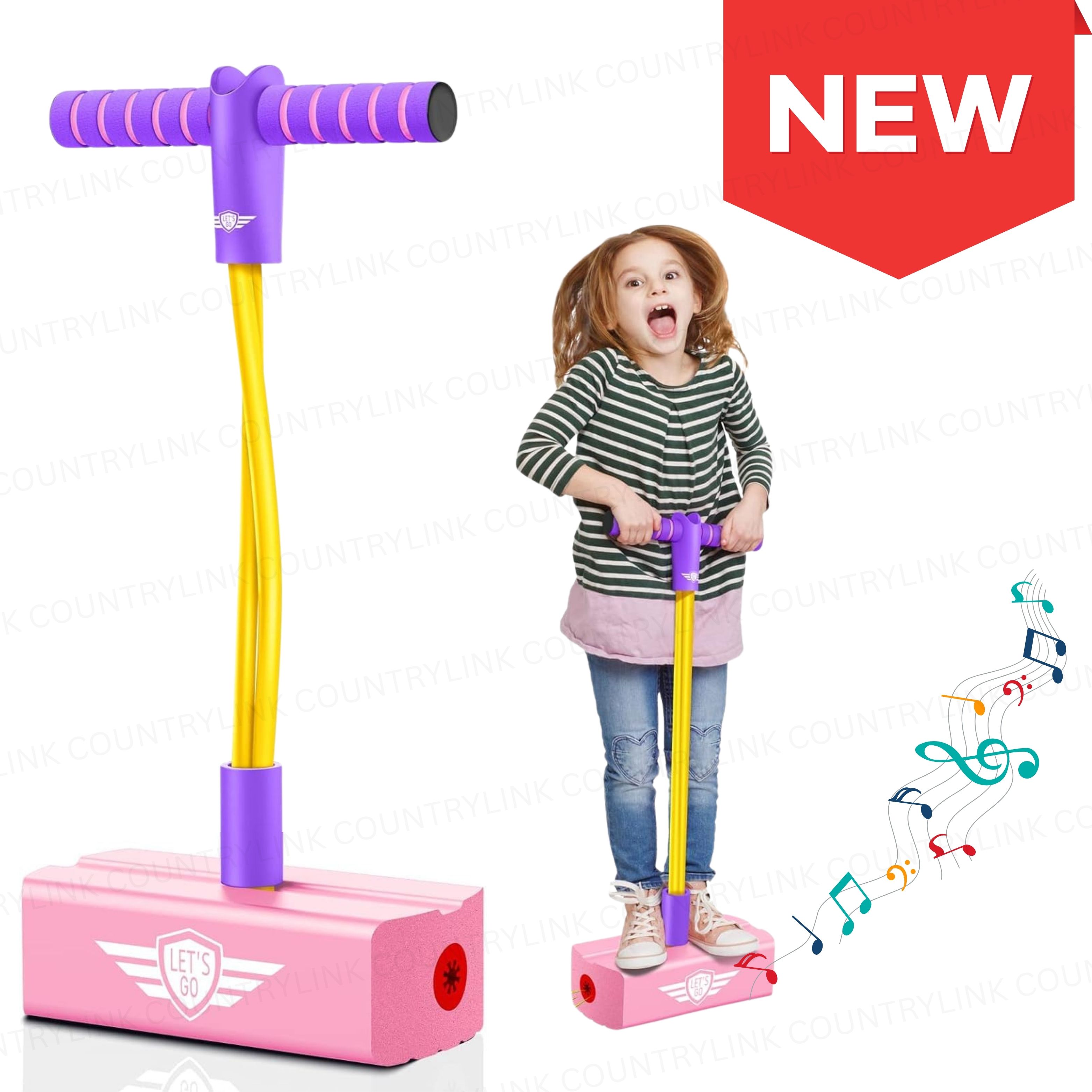 countrylink Jumpins Kids Safe Foam Pogo Stick Balance Trainer Jump Indoor Outdoor Toy-picture-28