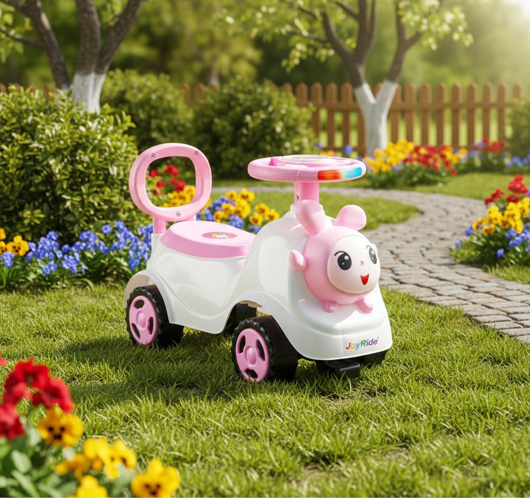 joyride Baby BUDDY Ride On with LED Lights & Music - Big Backrest - Under Seat Storage-picture-9