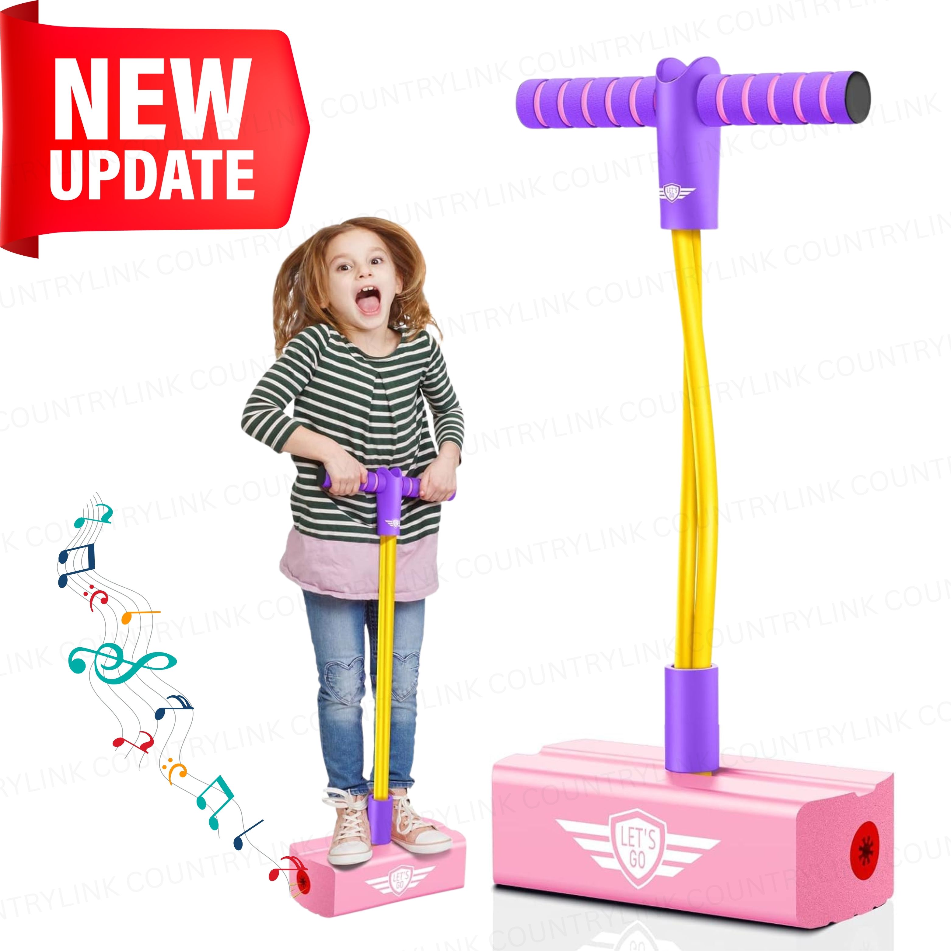 countrylink Jumpins Kids Indoor Fun Pogo Stick Foam Safe Balance Trainer Jump Toy-picture-29