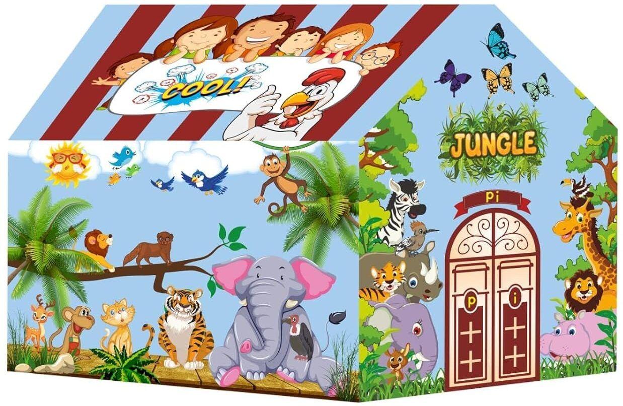 Jungle Adventure Kids Play Tent House-image-8