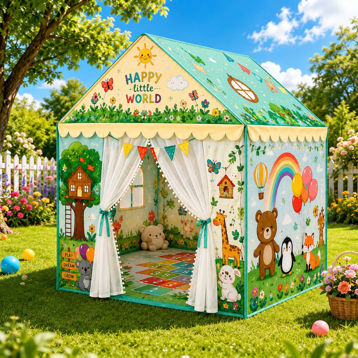 Kids house tent house for 15 years boys and girls(BIG SIZE) (Multicolor)-image-26