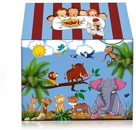 Kids Foldable Fabric Play Tent House | Foldable Lightweight Playhouse-image-34