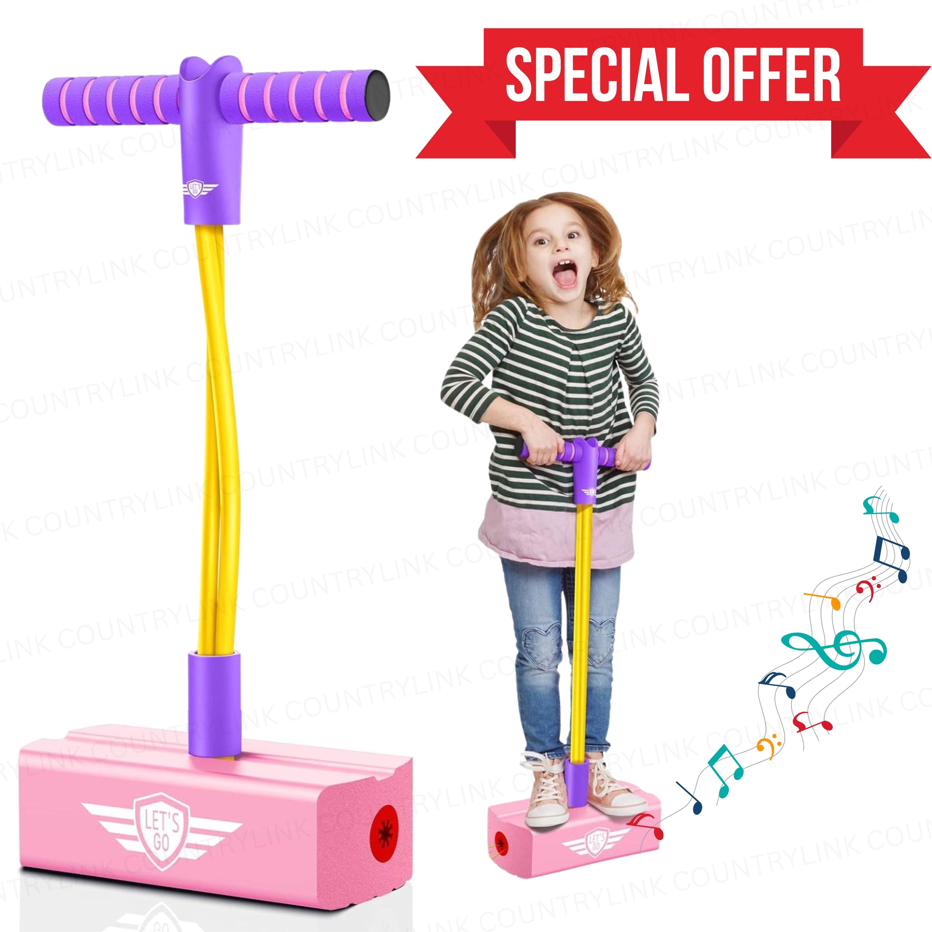 countrylink Jumpins Kids Foam Pogo Stick Balance Trainer Jumping Safe Indoor Toy-picture-17