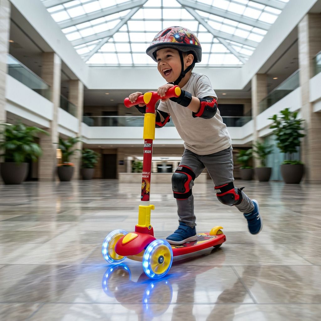avengers Heroglide Marvel Ironman Kids Scooter 3 Wheel Scooter-picture-26