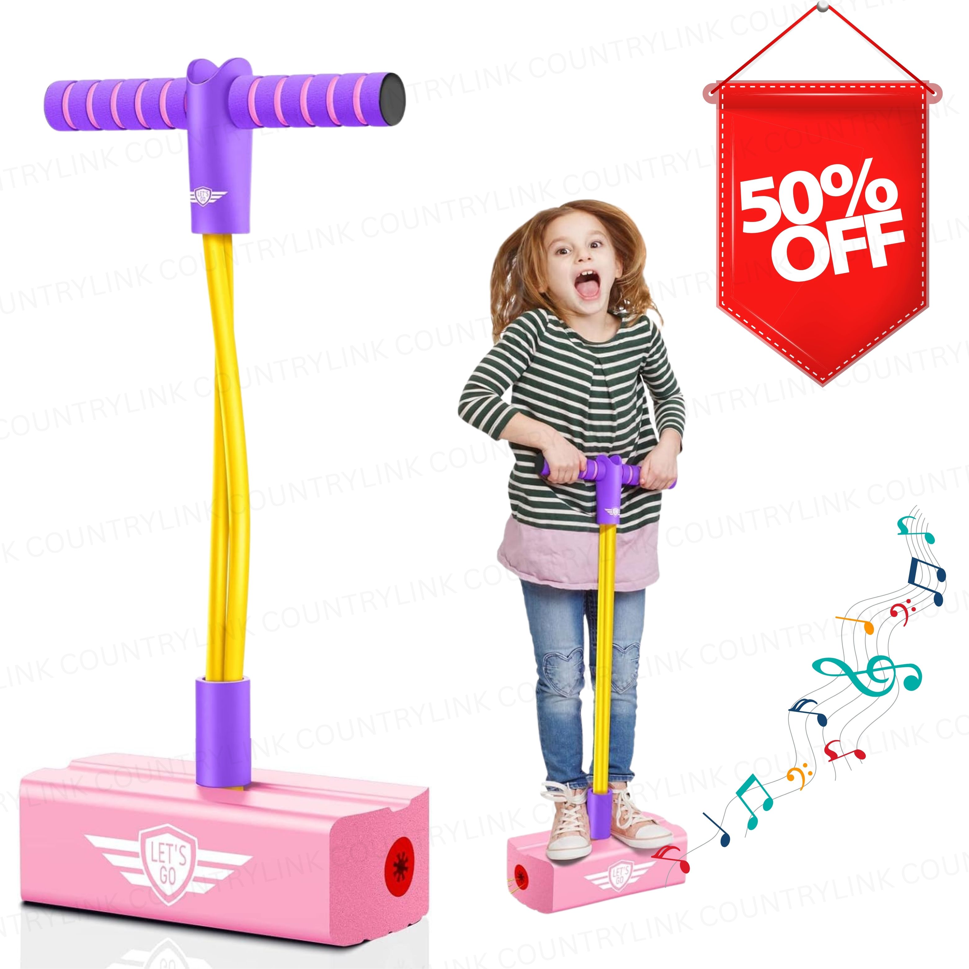 countrylink Jumpins Pogo Stick Foam Base Kids Jumping Toy Safe Balance Training Indoor Fun-picture-31