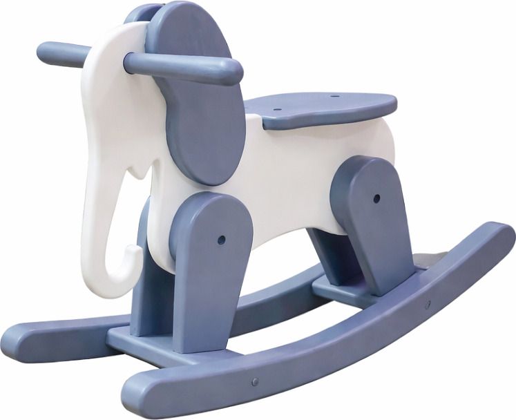 kidsstudio Wooden Rocking Toy for Kids | Durable Baby Rocker with Safety Handles-picture-35