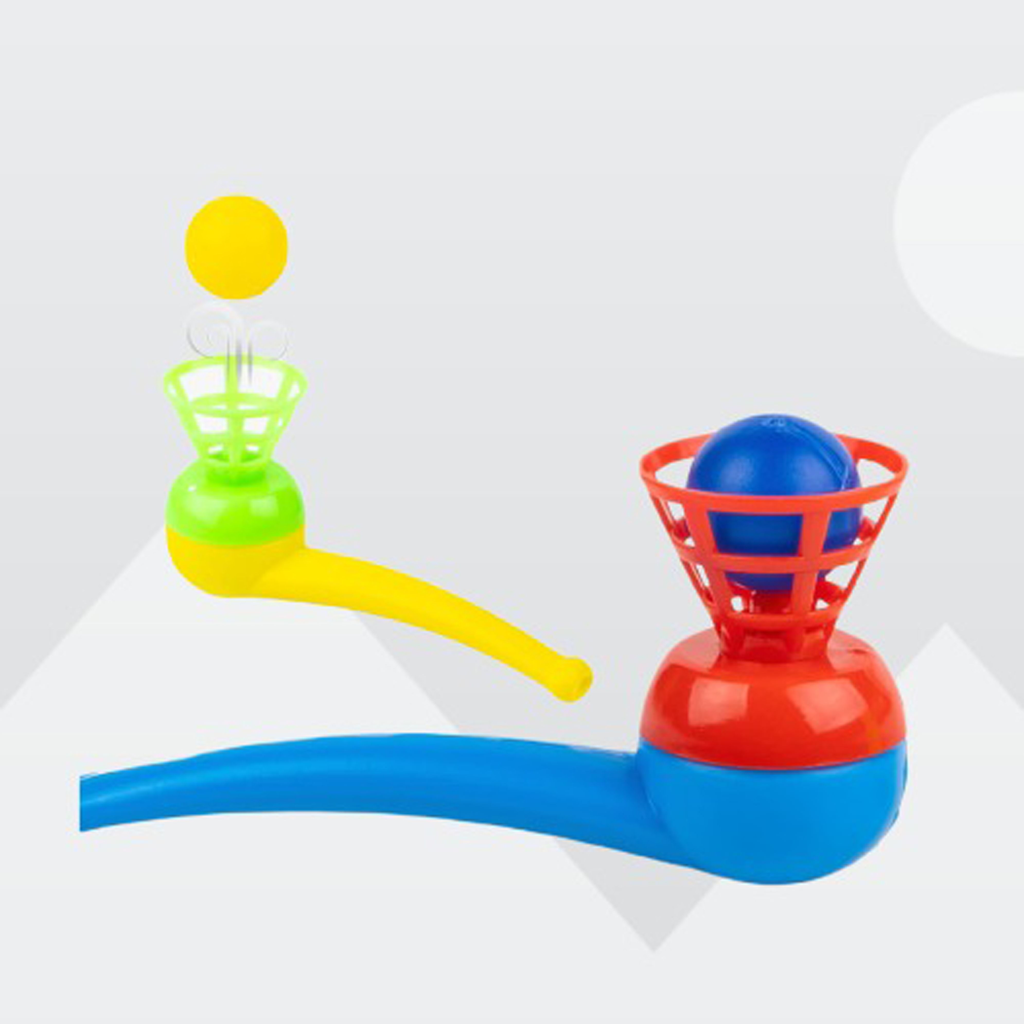 Magic Blow Pipe Set, 2 Floating Ball Toys, Creative Party Game for Kids-image-5