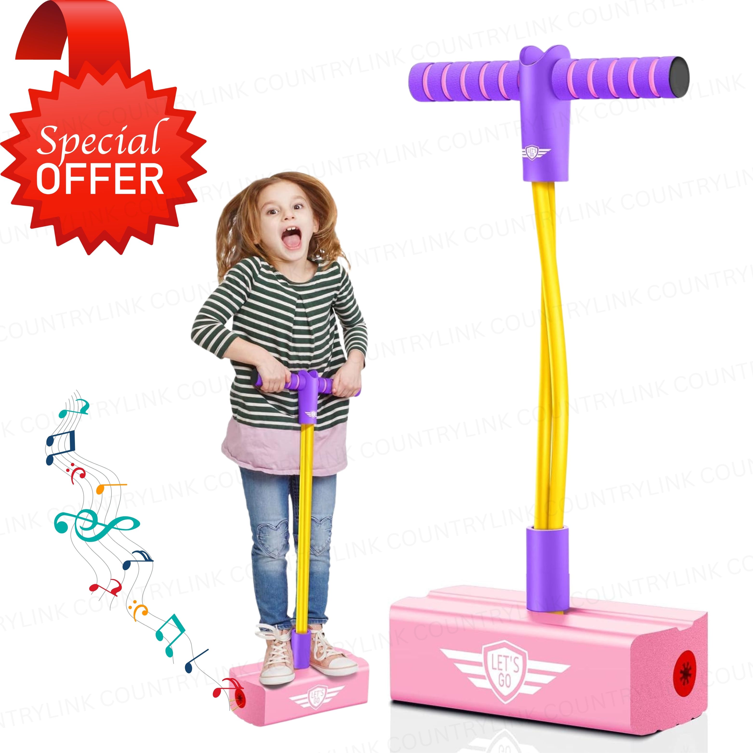 Jumpins Premium Kids Foam Pogo Stick Indoor Outdoor Balance Jump Fun Toy-image-24