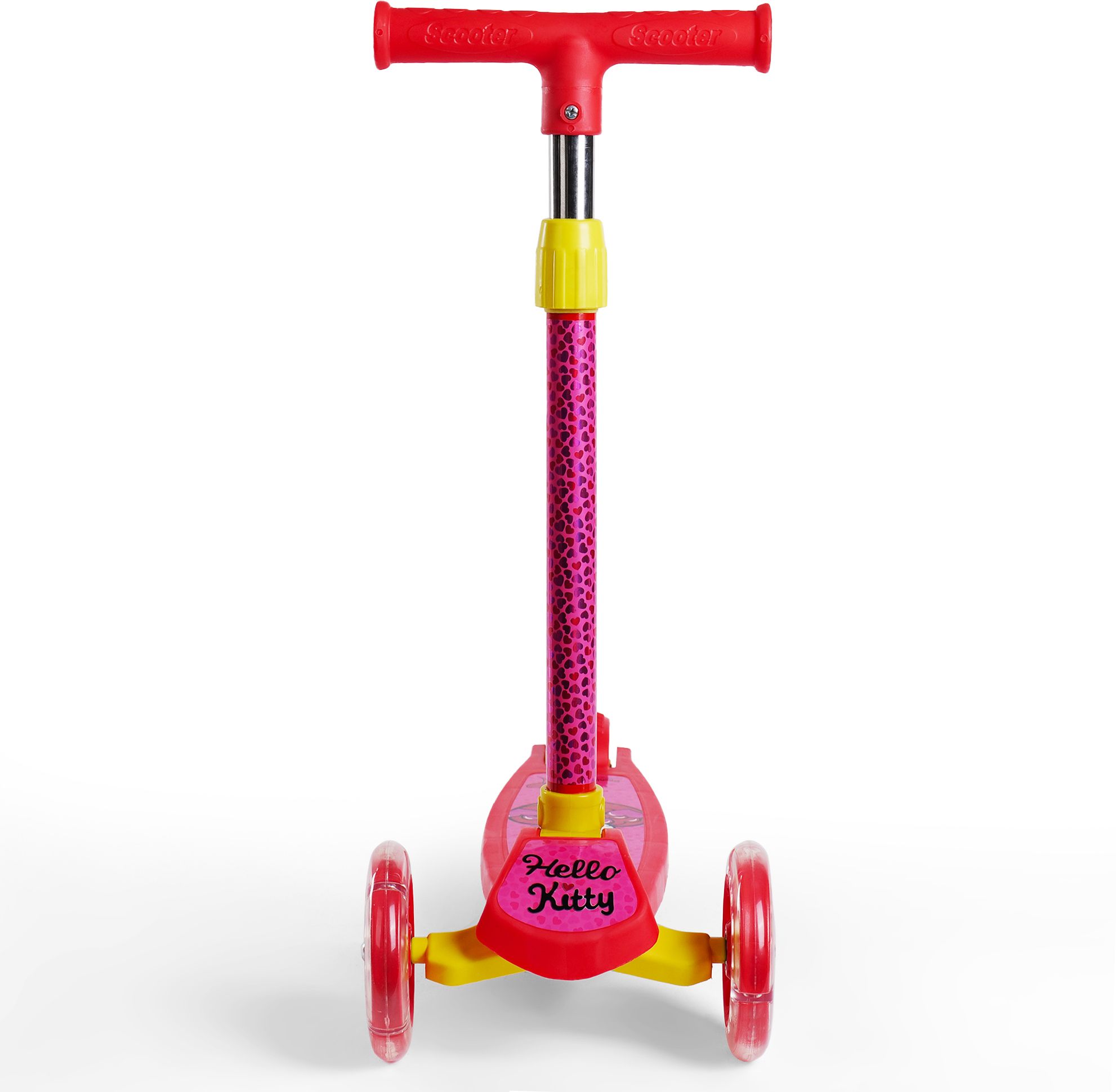 Kids 3 Wheel Baby Scooter with LED Wheels & Adjustable Handle Stable & Safe Ride Kids Scooter-image-44