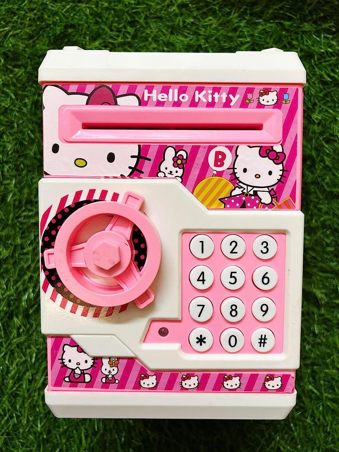 Mini ATM Safe Kids Piggy Saving ATM Bank with Electronic Lock Coin Bank