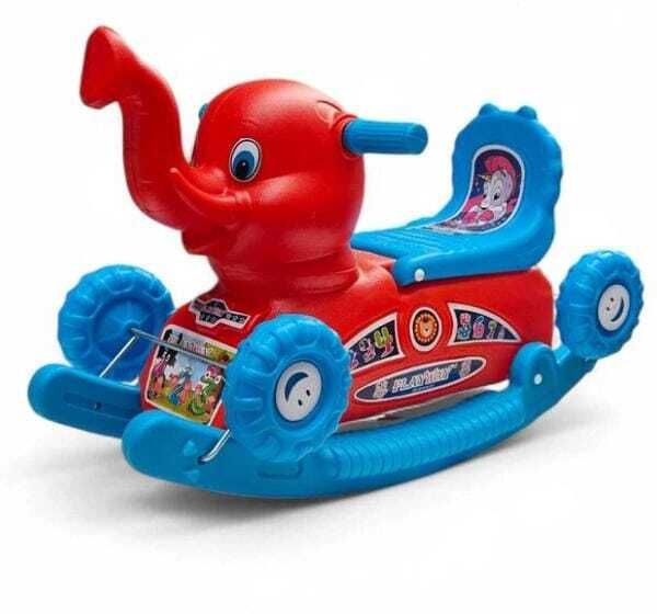 Baby Ride-On Elephant Non-Musical Rider Toy for Toddlers CHETAK Horse Toys-image-14