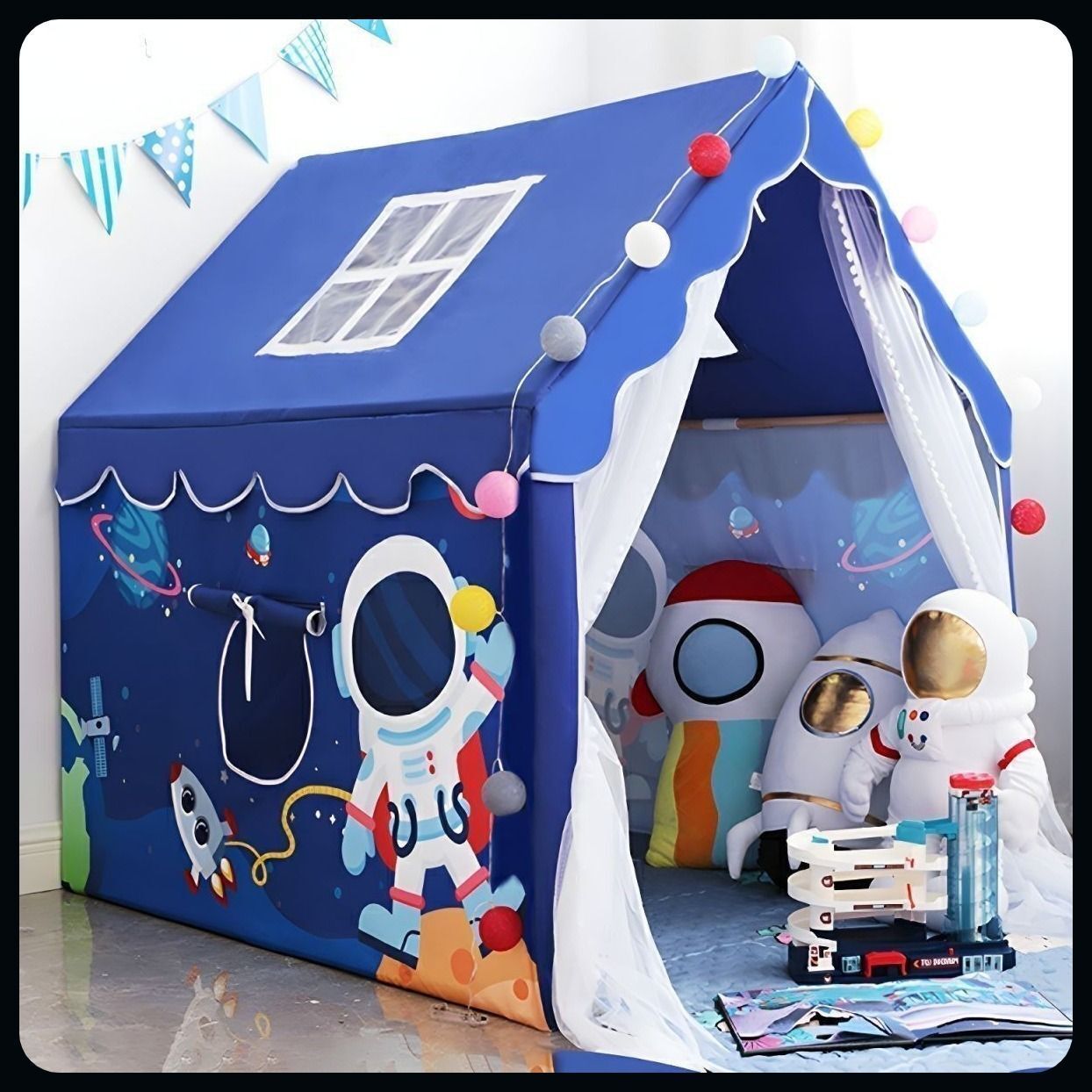 modinity Extremely Kids Play Tent House forKids(Blue Space)_PK54-picture-10
