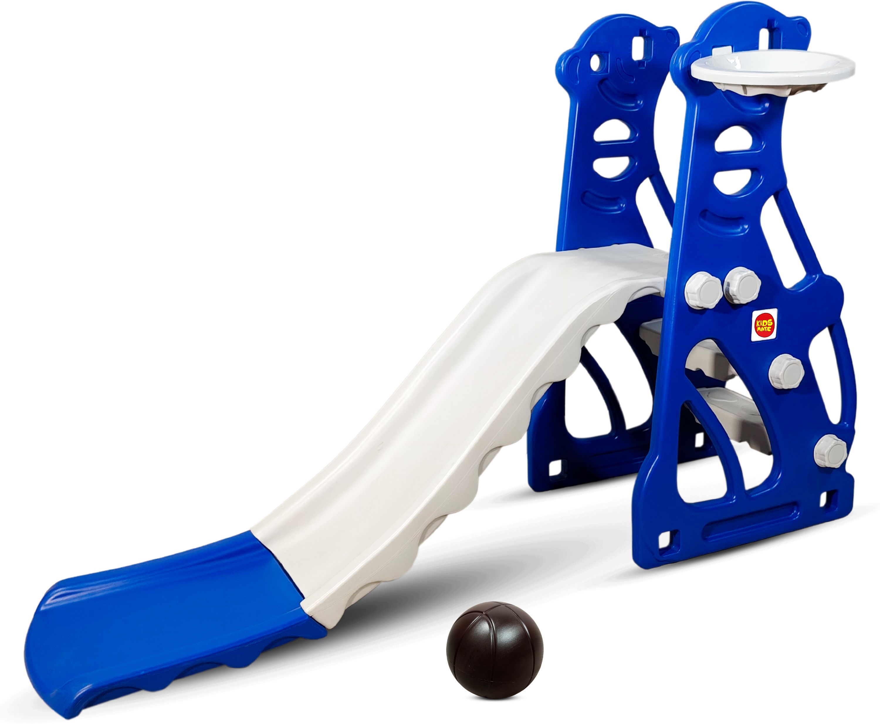 kidsmate Super Slide for Kids 2-5 Yrs | Indoor & Outdoor Slide with Basketball Ring-picture-35