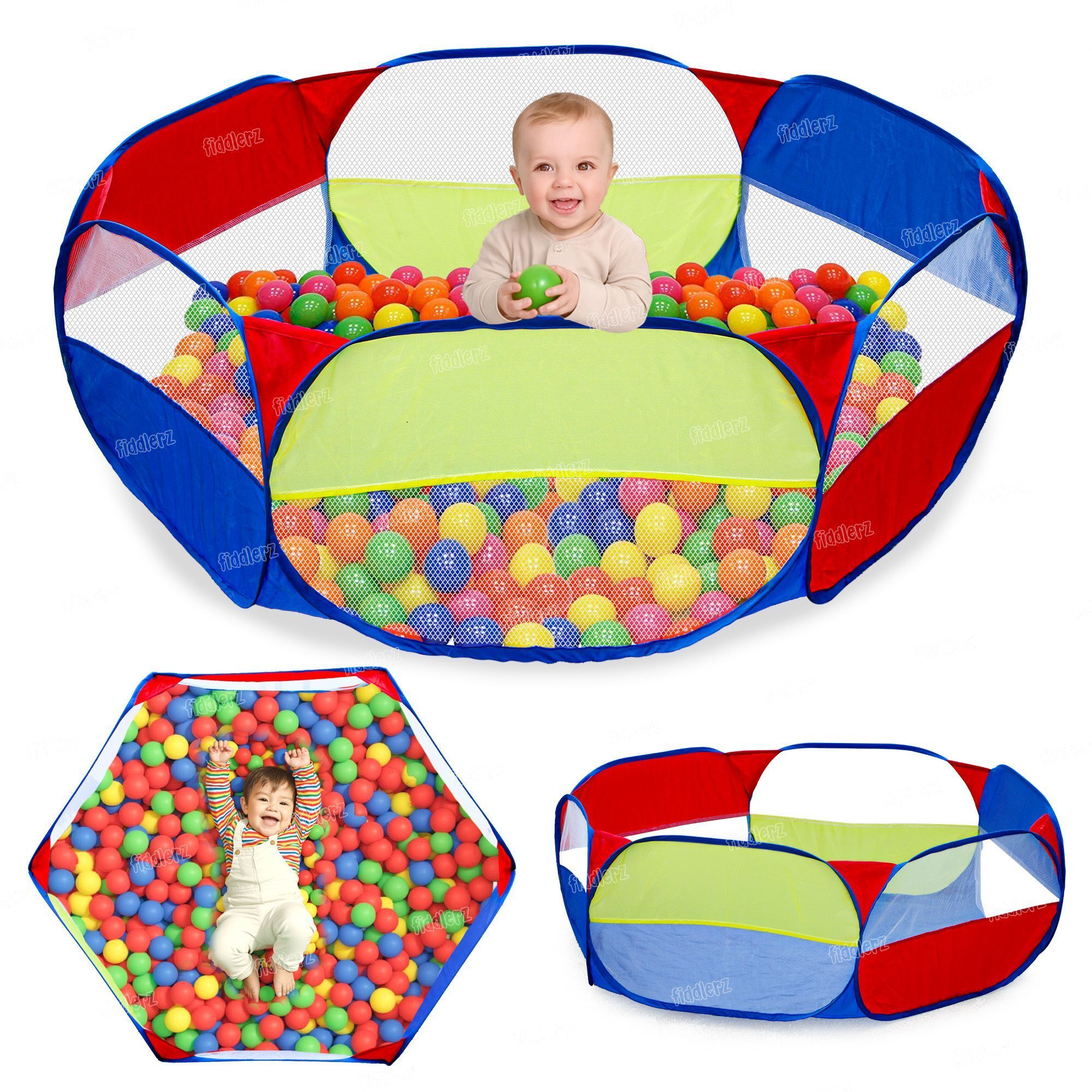 Ball Pool for Kids Ball Pit Indoor Outdoor Foldable Ball Pool Tent Ball Tub