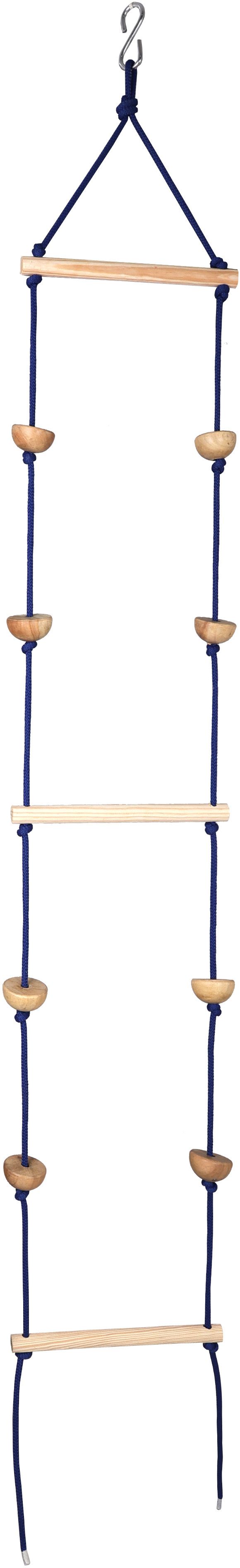 Wooden Rope Ladder for Kids, Climbing Ladder, Functional Activity Indoor Outdoor