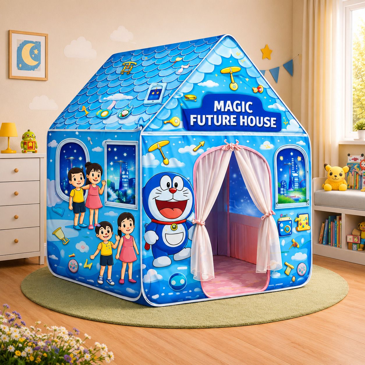 Big size Kids Play Tent | Foldable Play House for Boys & Girls-image-34