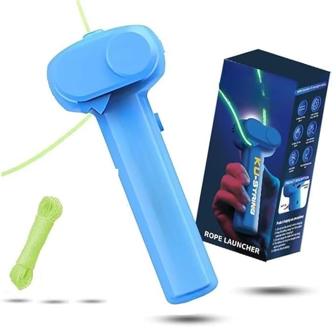 Physics Motion Rope Launcher Toy with LED Light String Play Set-image-6