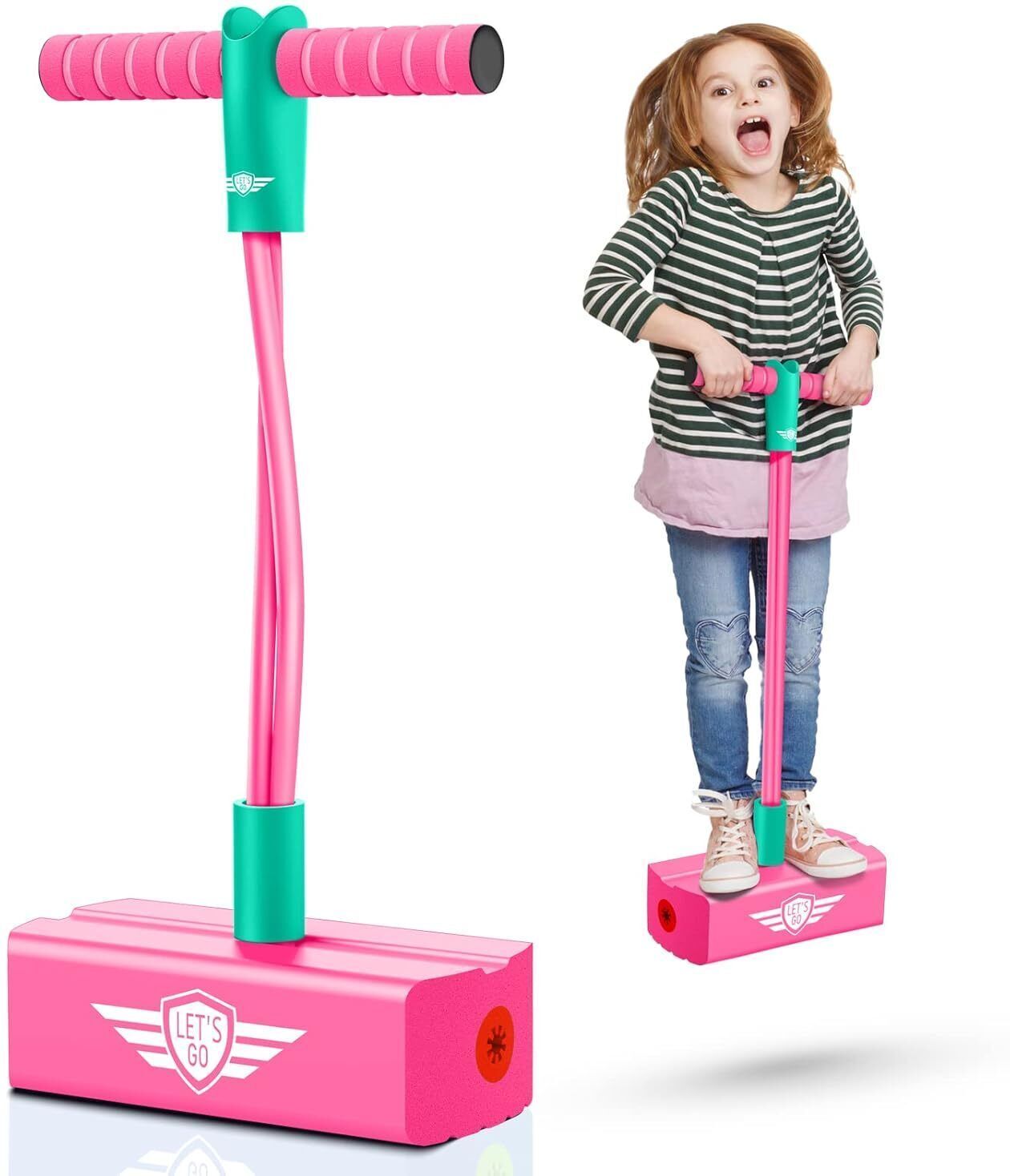 Pogo Stick for Adults & Kids – High Bounce Foam Jumper for All Ages