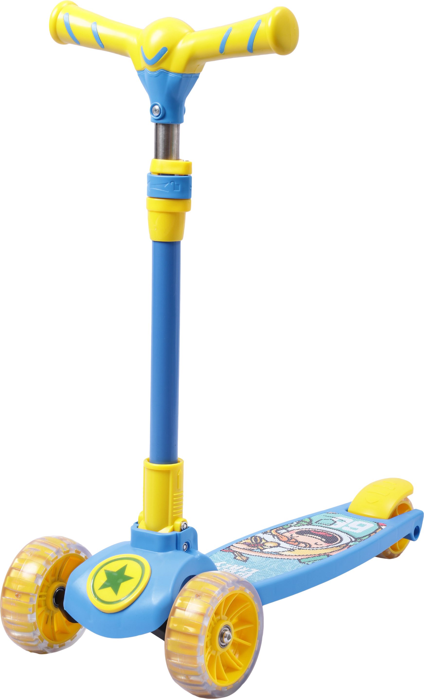 kurb Spartan 3 Wheel Kick Scooter,Foldable with LED Wheels,Adjustable Height-picture-24