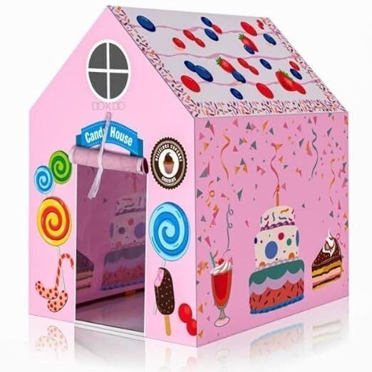 kinjovilla Easy Fold Playhouse for Indoor Outdoor Family Fun-picture-23