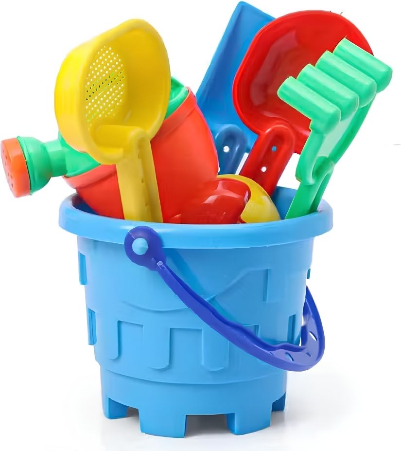 Kids Sand Bucket Toy Set Beach Toys for Toddlers Boys Girls Age 3+-image-15