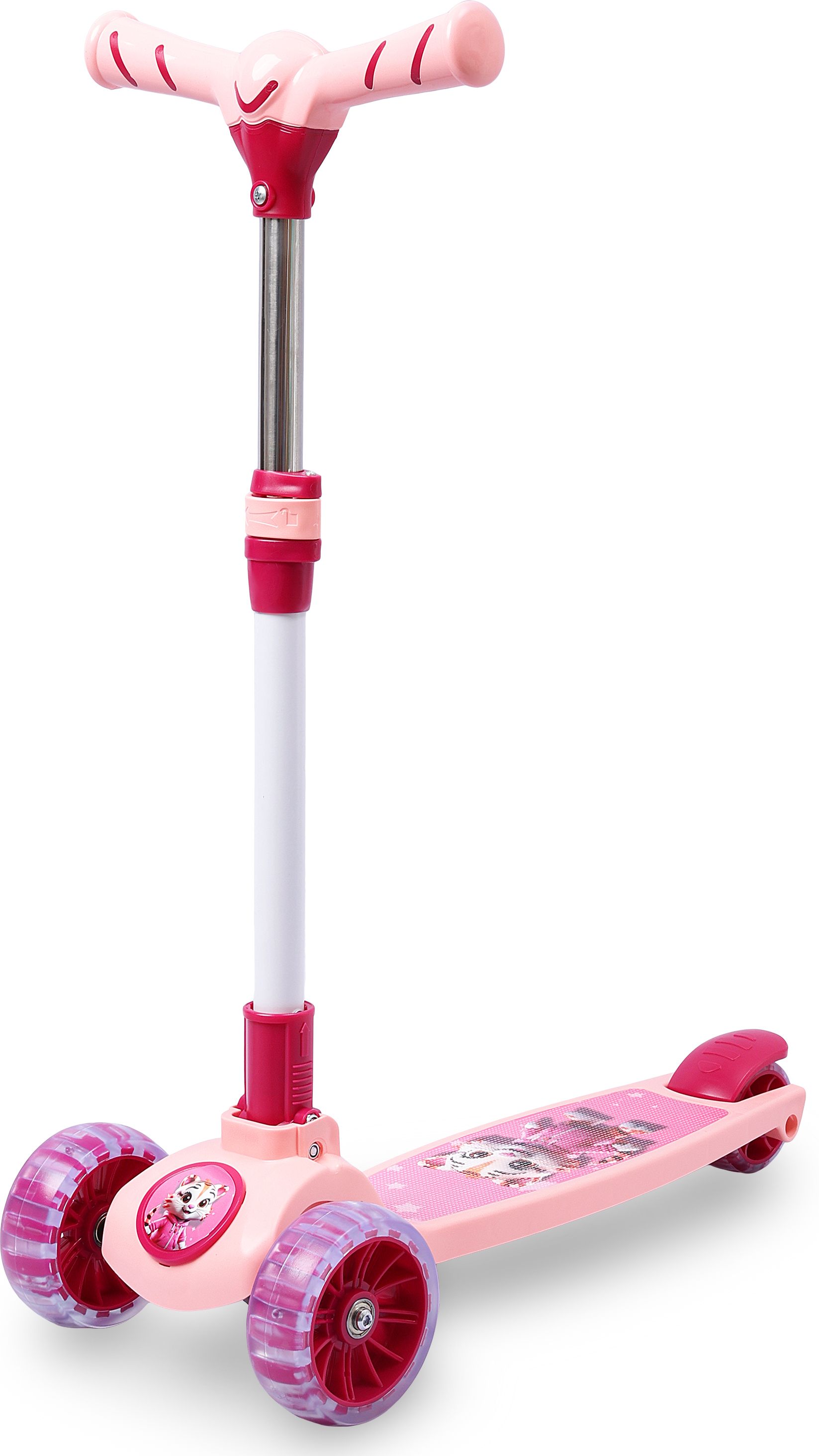 kurb Spartan 3 Wheel Kick Scooter,Foldable with LED Wheels,Adjustable Height-picture-22