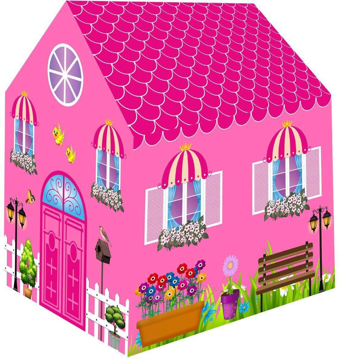 Jumbo Size Extremely Light Weight Water Proof Play Tent Girls and Boys Pink