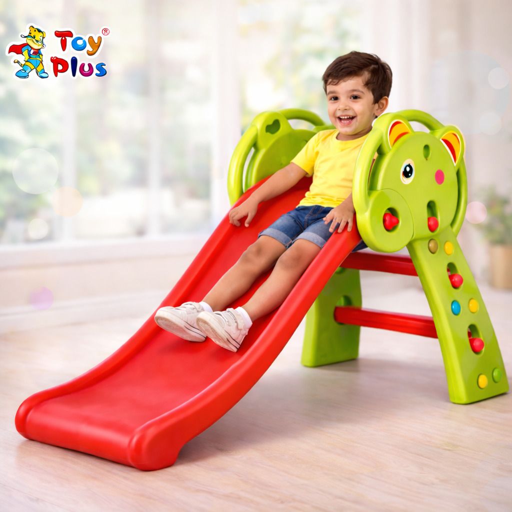 Baby Slide for Kids 2-5 Years Elephant Design with Ladder-image-14