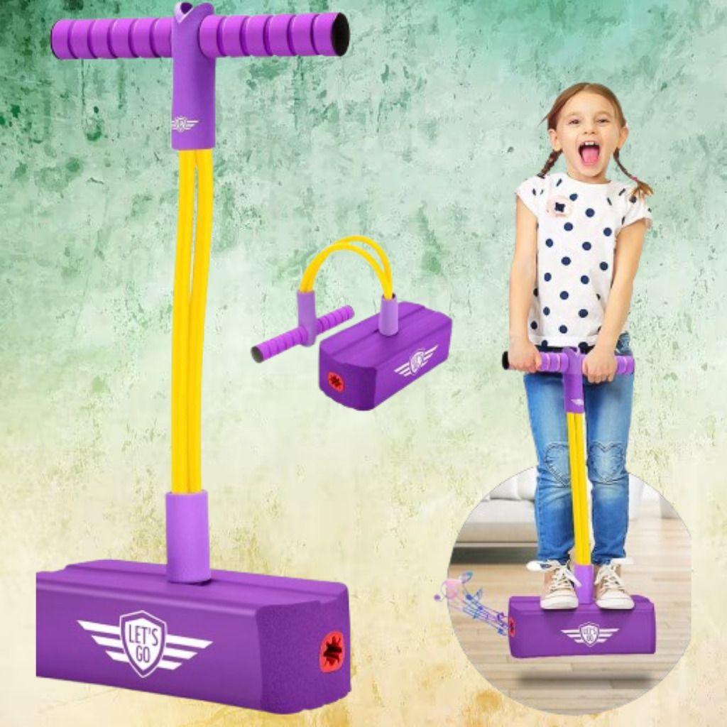 Bounce Trainer Stick Kids Squeaky Toy-image-29