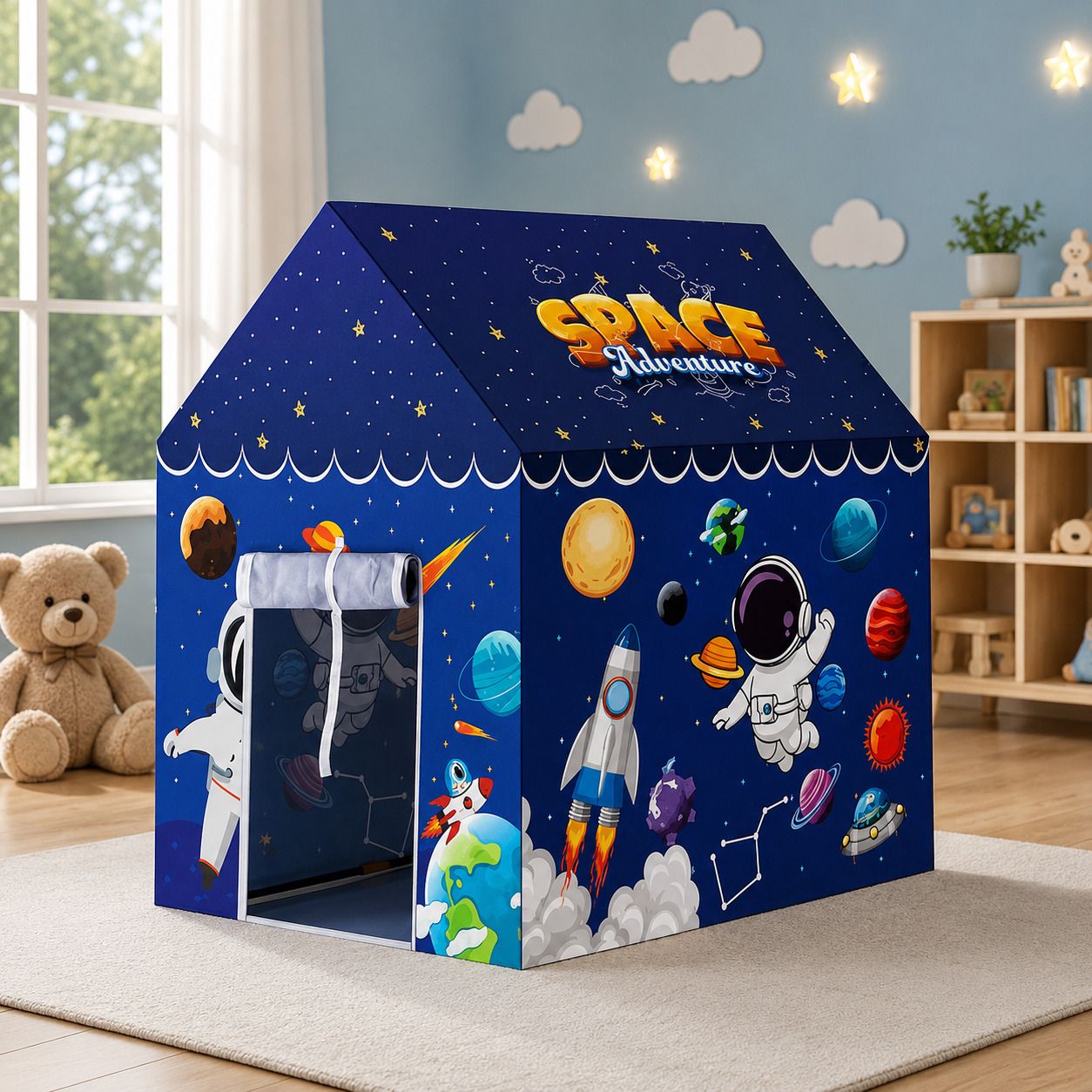 Extra Spacious Portable Kids Play Tent House-image-45