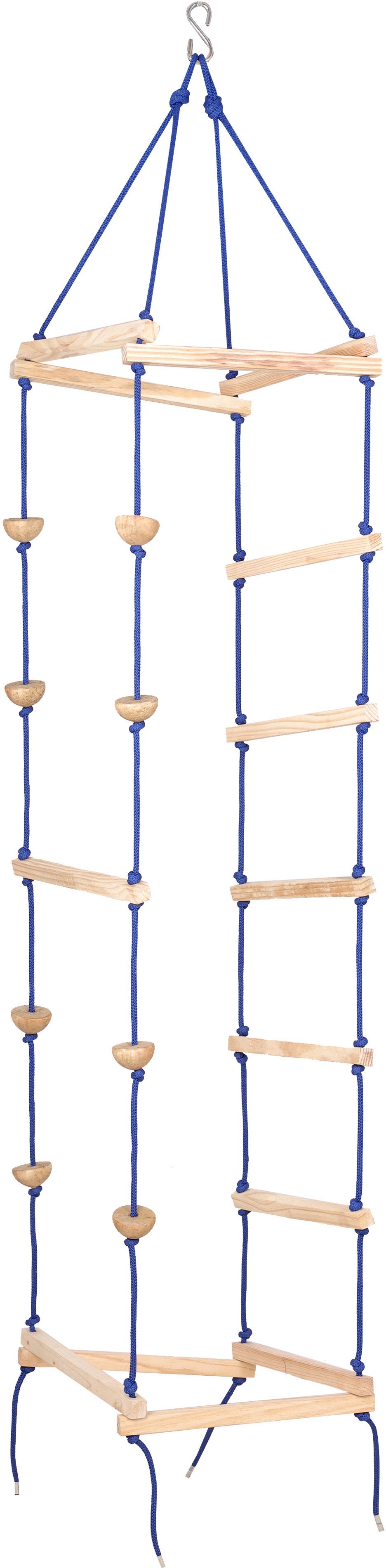 Hanging Squre Ladder for Kids Rope 4-Side Ladder for Kids for Physical Activity