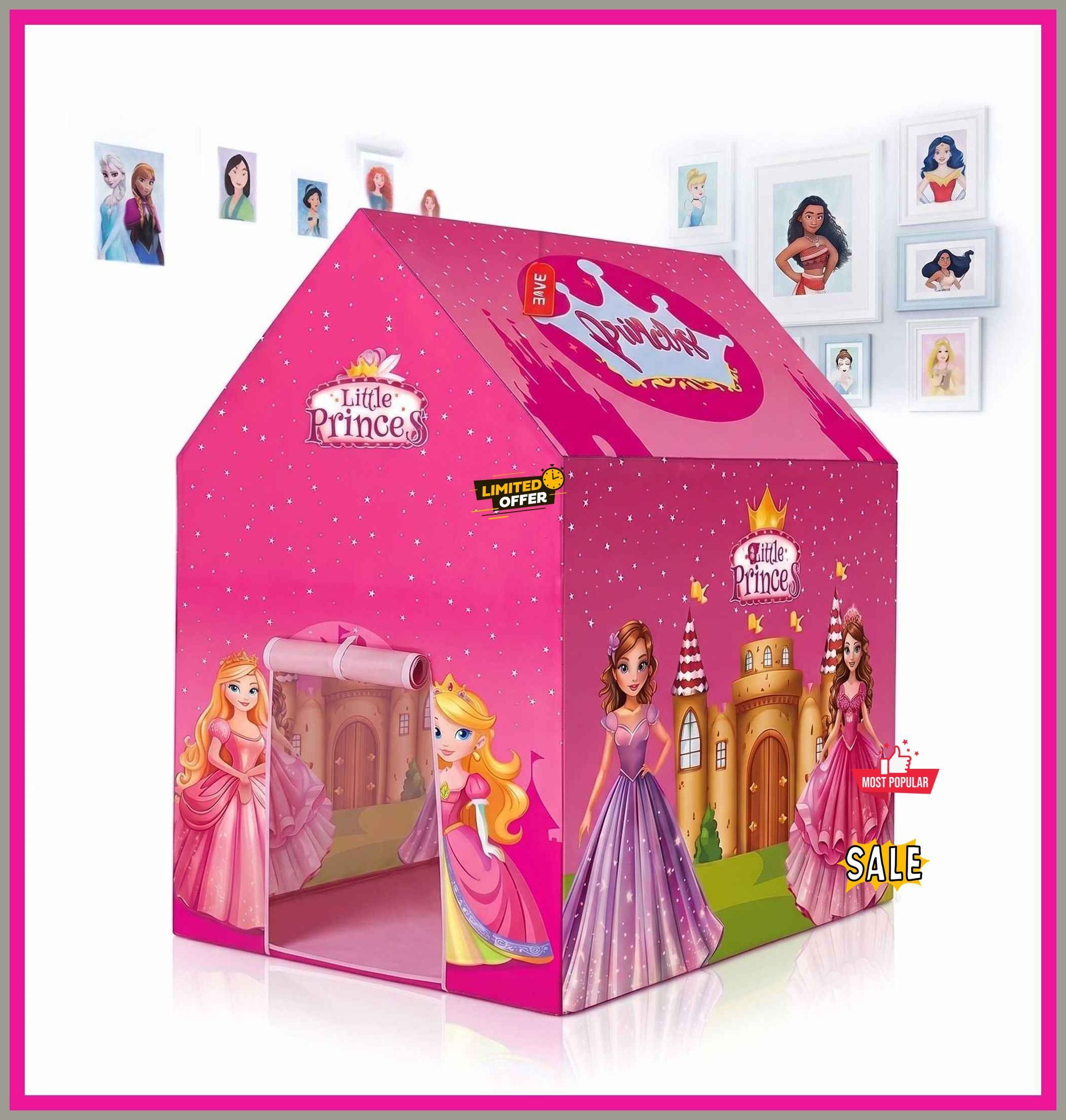 valam enterprise Kiddie Delight Princess Tent Playhouse Large Purple Durable Easy-picture-18