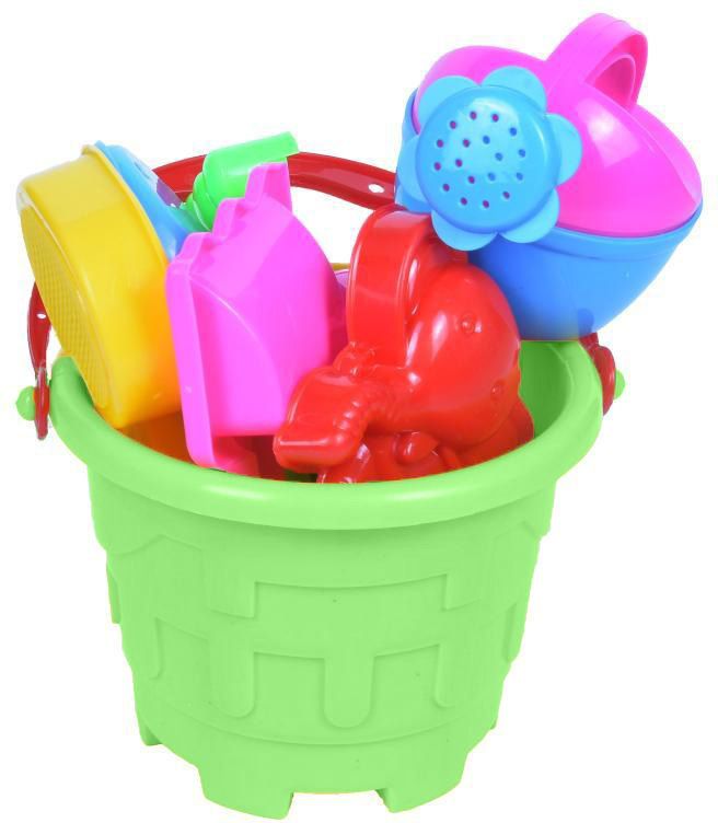 Beach Set Toy - Non-Toxic Plastic Sand Molding Kit for Kids