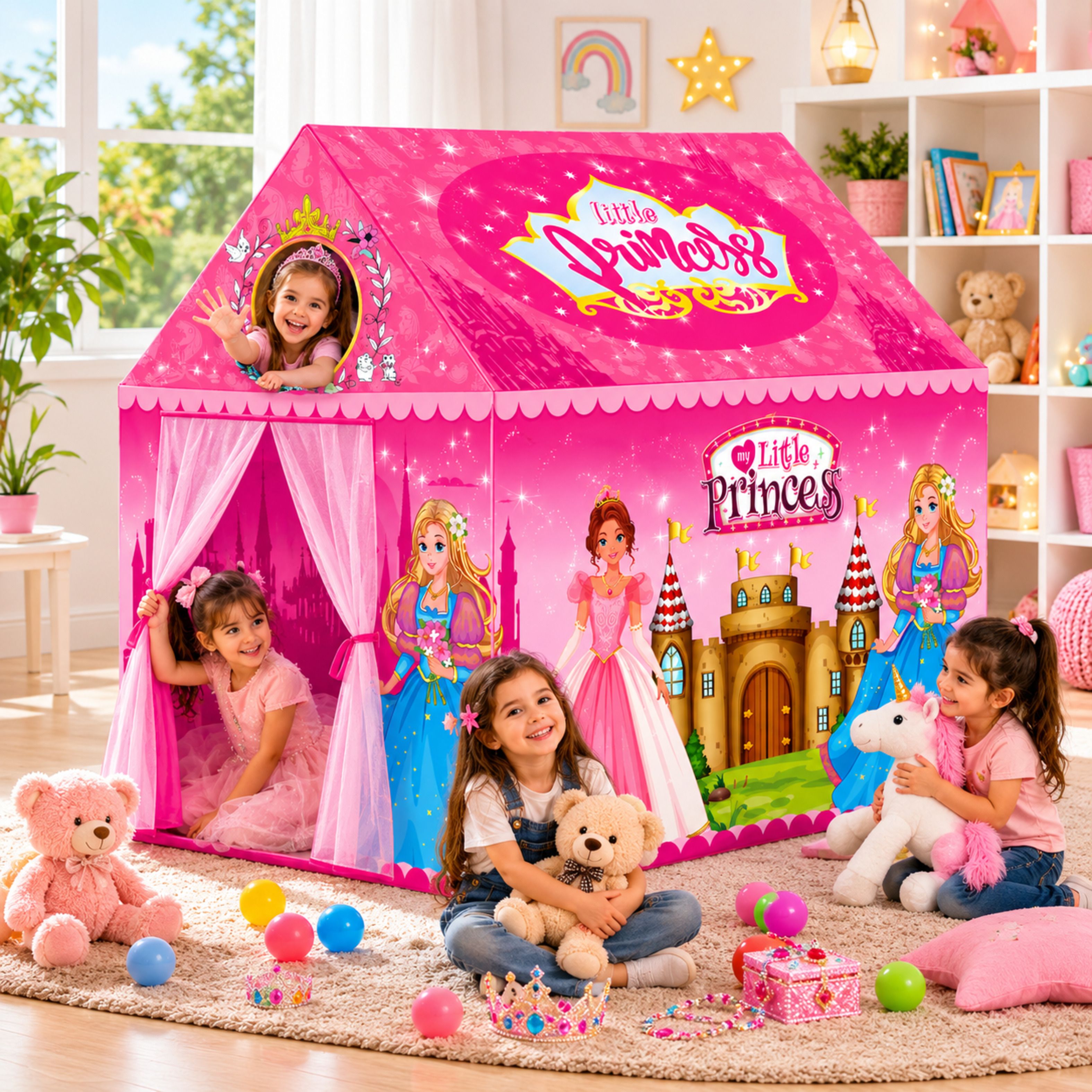 oregon Play Tent House for Kids | Little Princess | K1A8 | 3-10 Years Old Kids-picture-10