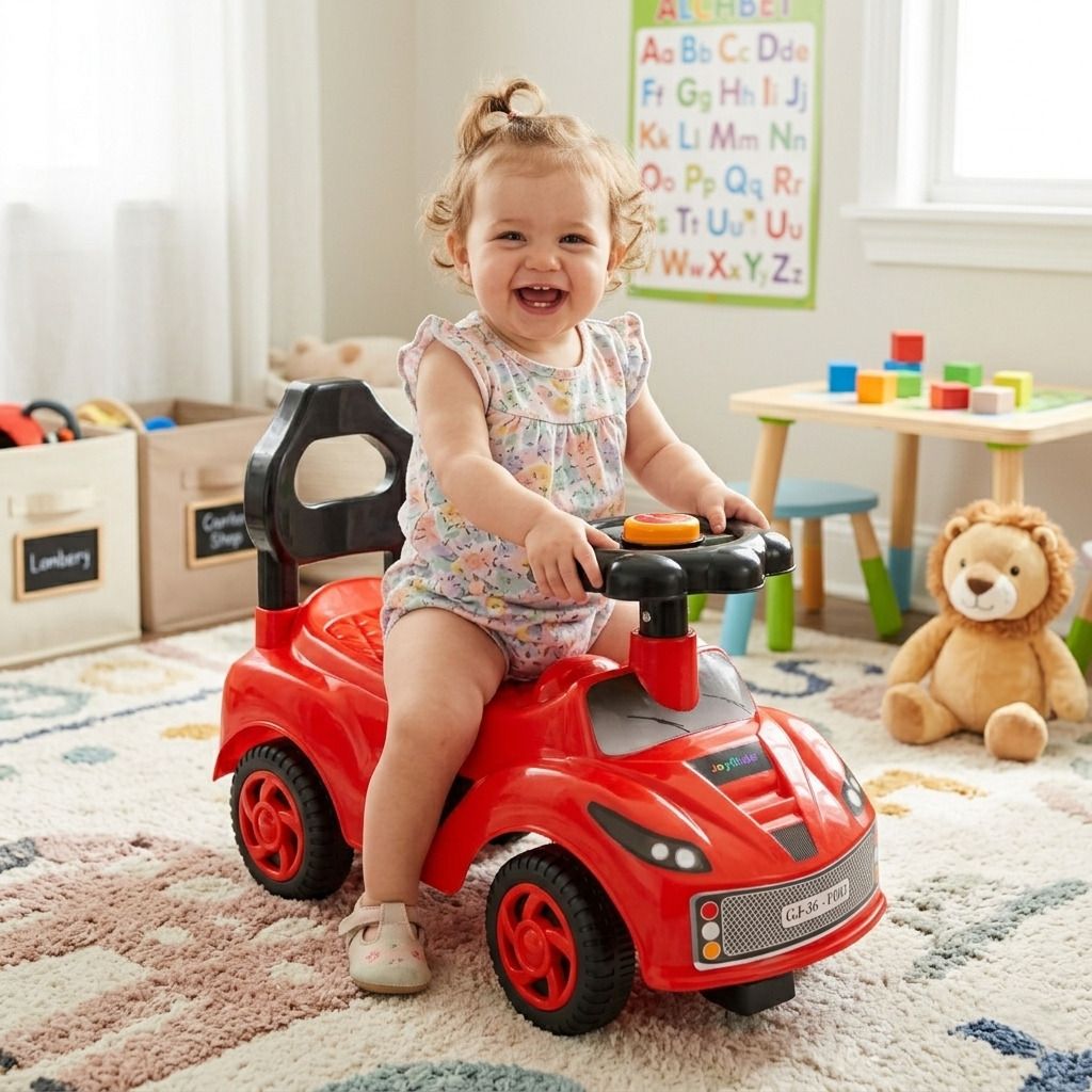 joyride Ride on Car | Toys car | Push Car | Cycle | Sports Car | Ride on Toy with Hor-picture-28
