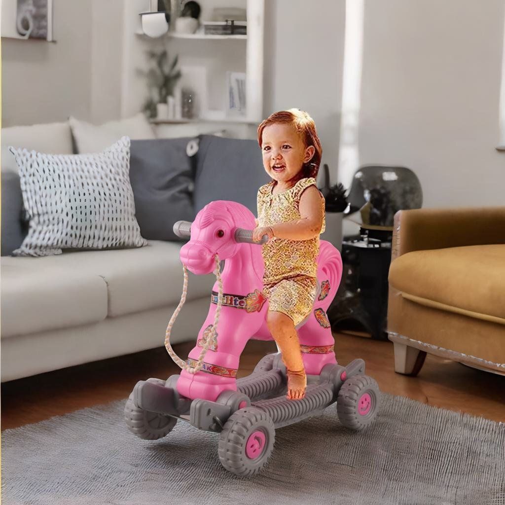 toyprofessor Boy's and Girl's 2 in 1 Baby Horse Rider/Rocker-picture-38