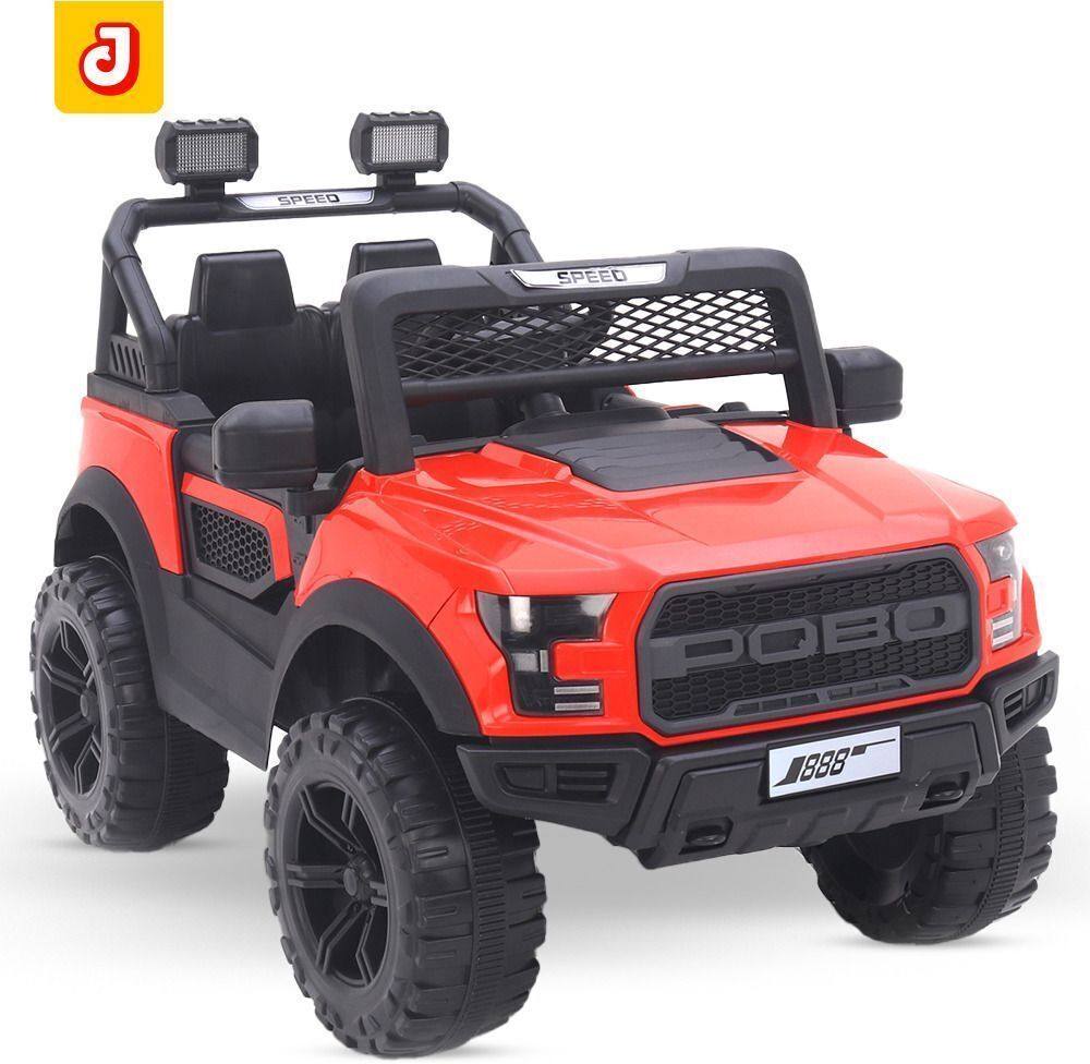X6 Rechargeable Music,Lights & Remote Jeep (Red)-image-2