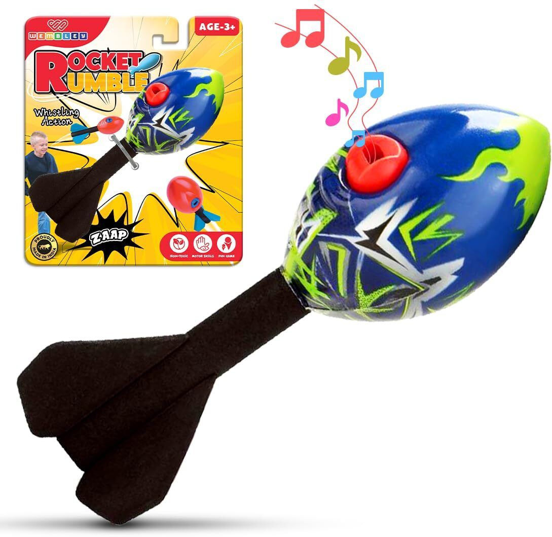 Foam Toy Rocket Throwable Finger Rocket for Outdoor Play Birthday Gift for Kids