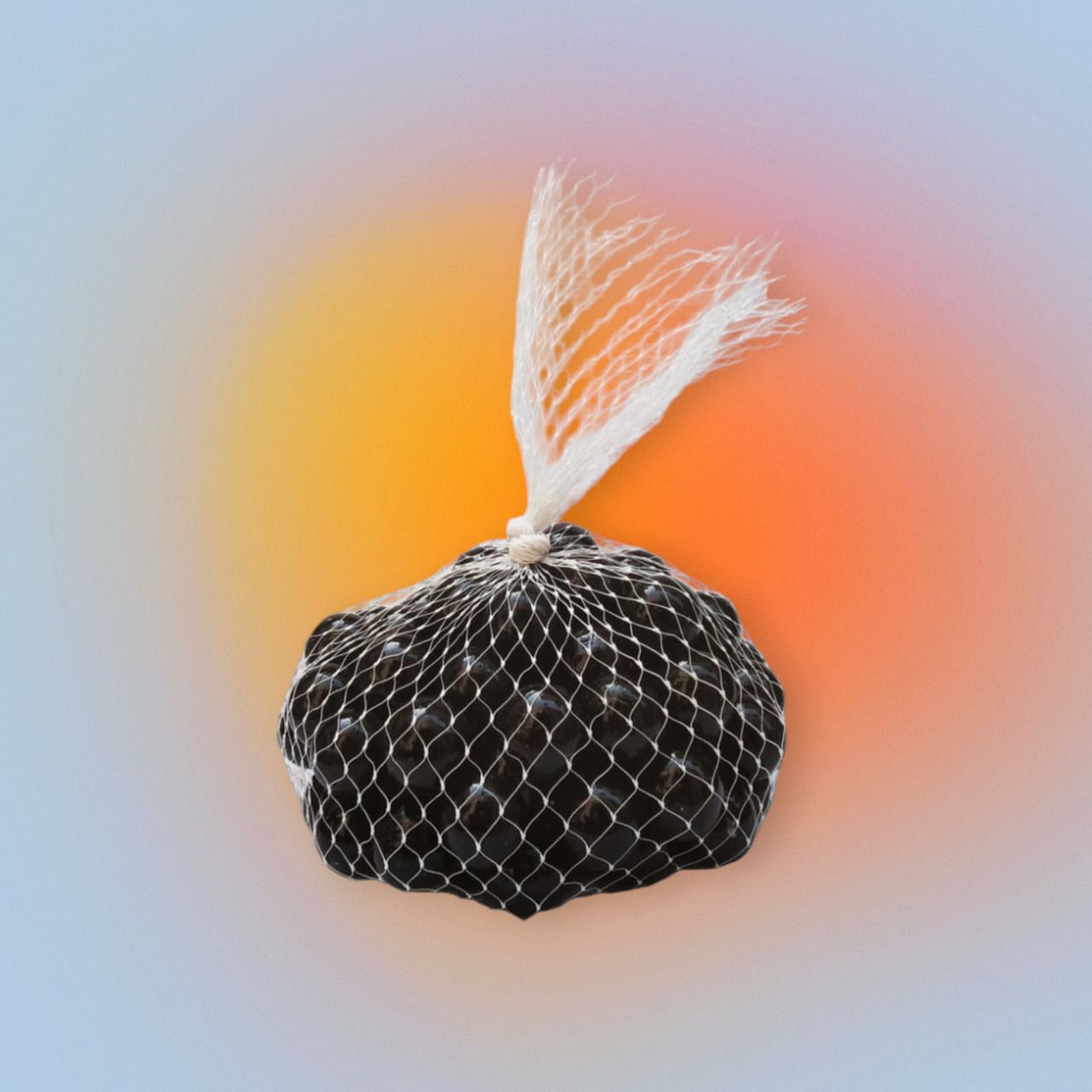 90Piece Black Color Kanche Marble Glass Ball Goli_a53