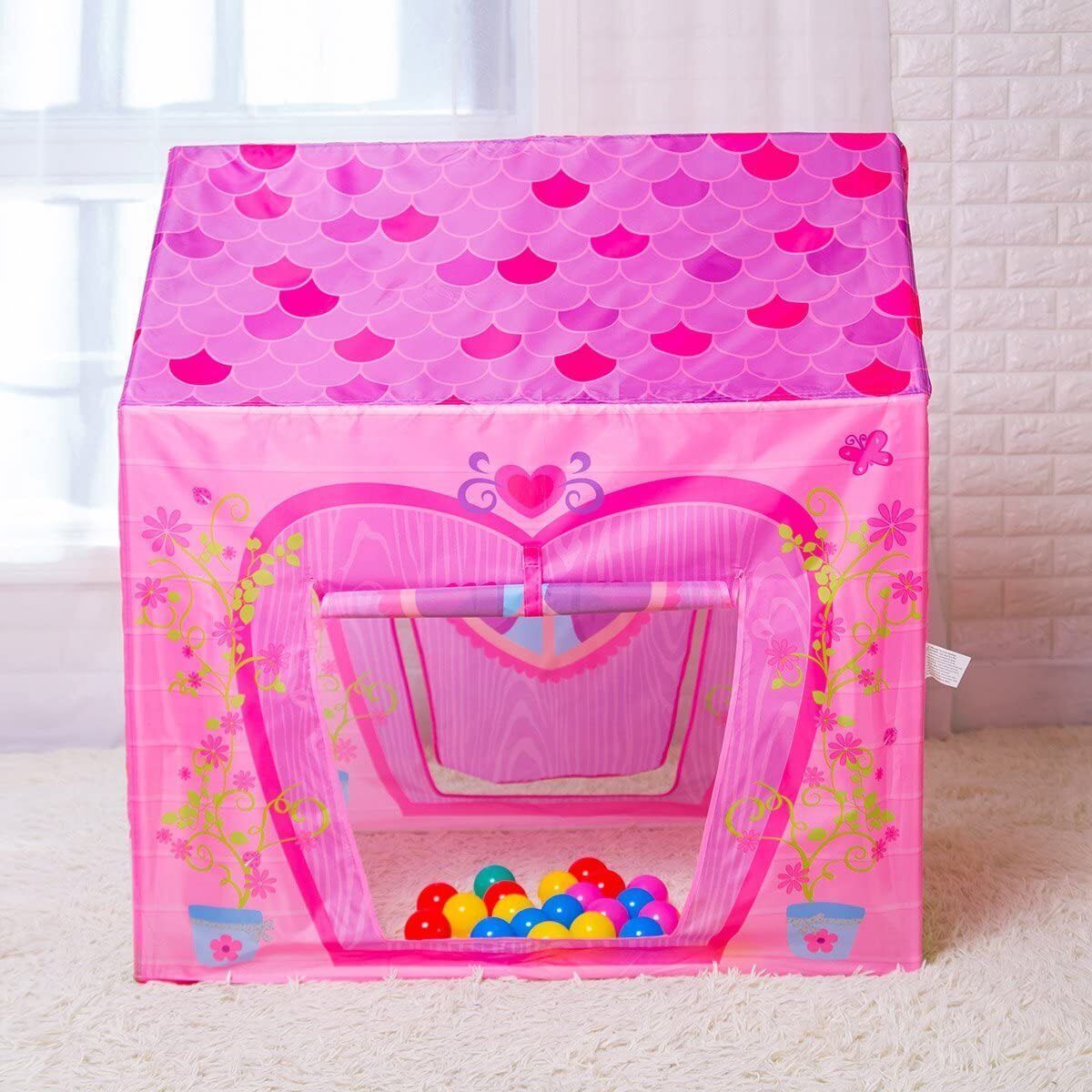 revafab Little tant house Pink color for kids plays-picture-15
