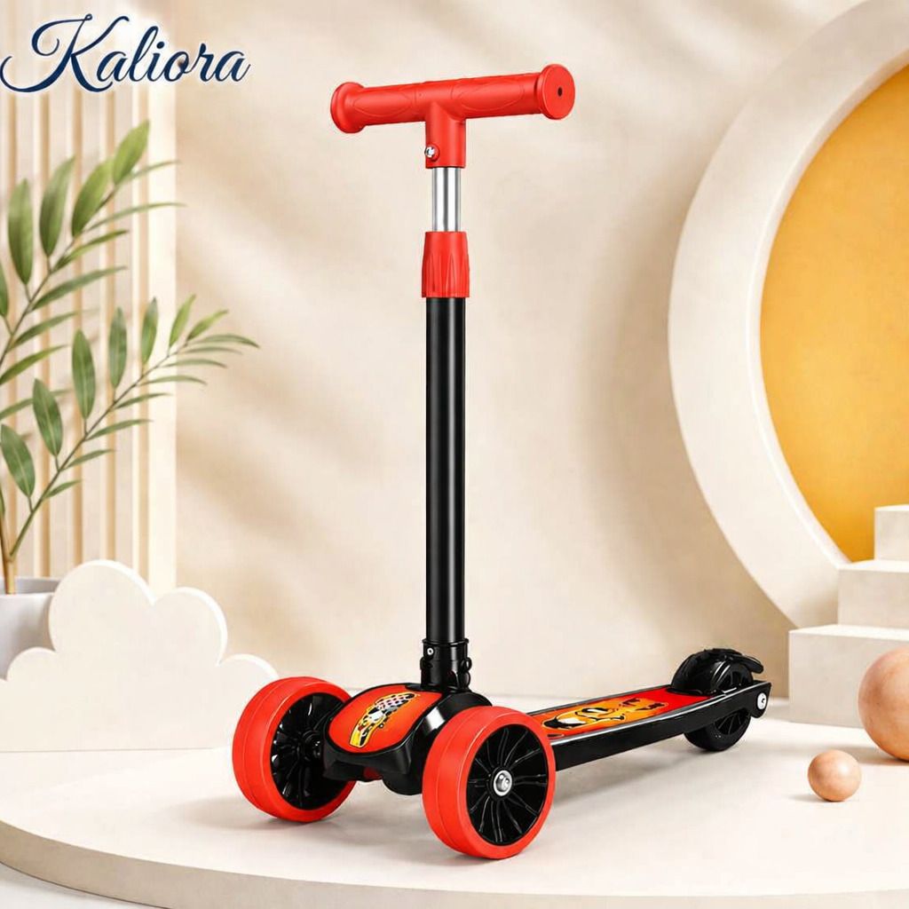 PREMIUM RED BLACK KIDS SCOOTER Kids Scooter-image-49