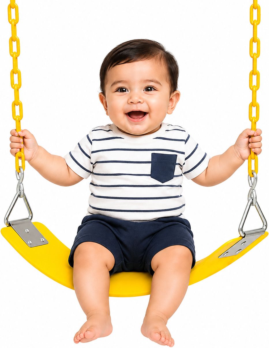 kinder rootz Flexible Swing Seat with Metal Ring for Kids & Adults(1.5m Chian+1 Seat+4 hook)-picture-20