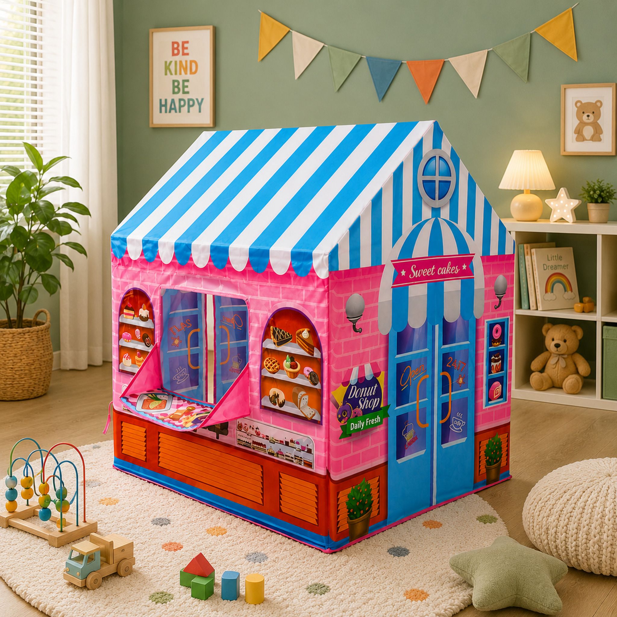 Colorfull Kids Play Tent | Candy House Tent | K1F4 | Easy to Carry-image-29