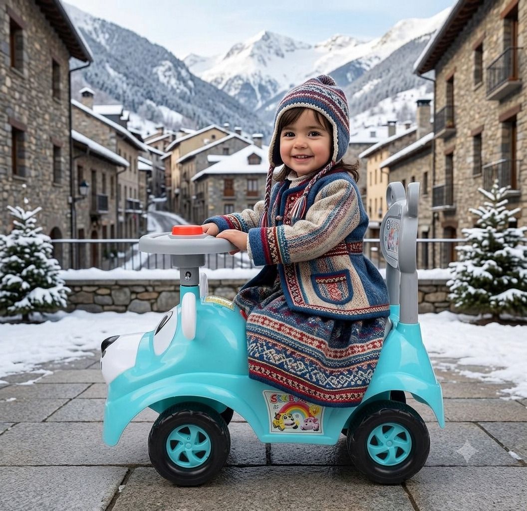 toyprofessor upto 25 Kgs Car Non Battery Operated Ride On (GREEN})-picture-16
