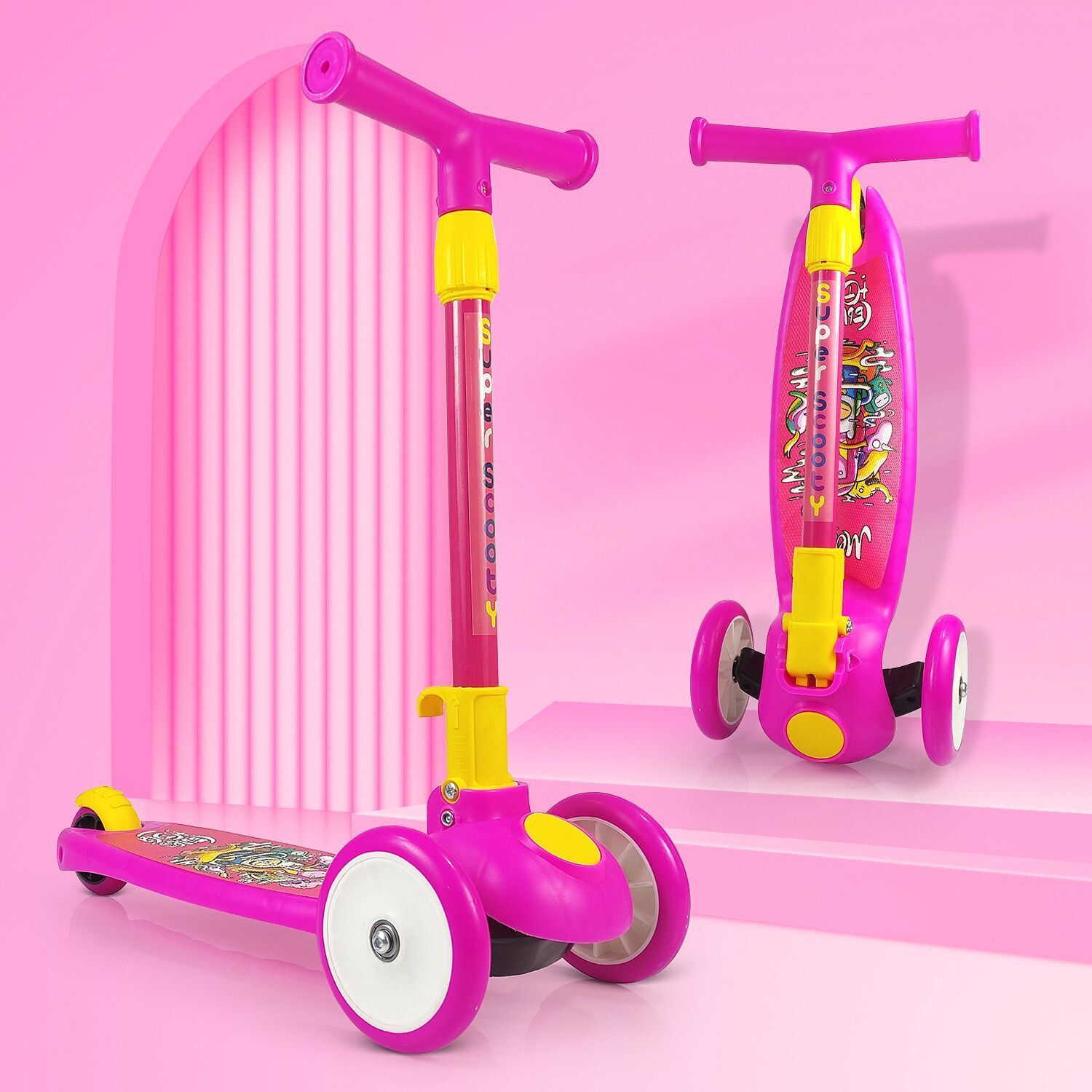 speedfox New One Kids Scooter with PU Wheels, Foldable Design & Adjustable – Id-picture-17