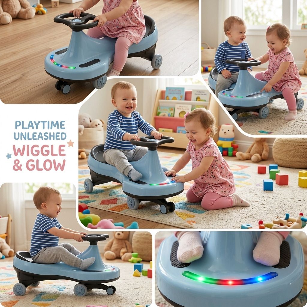 joyride Magic Swing Car Rider for Kids 2+ Years Comfort seat with 100 KG Weight Capacity-picture-15
