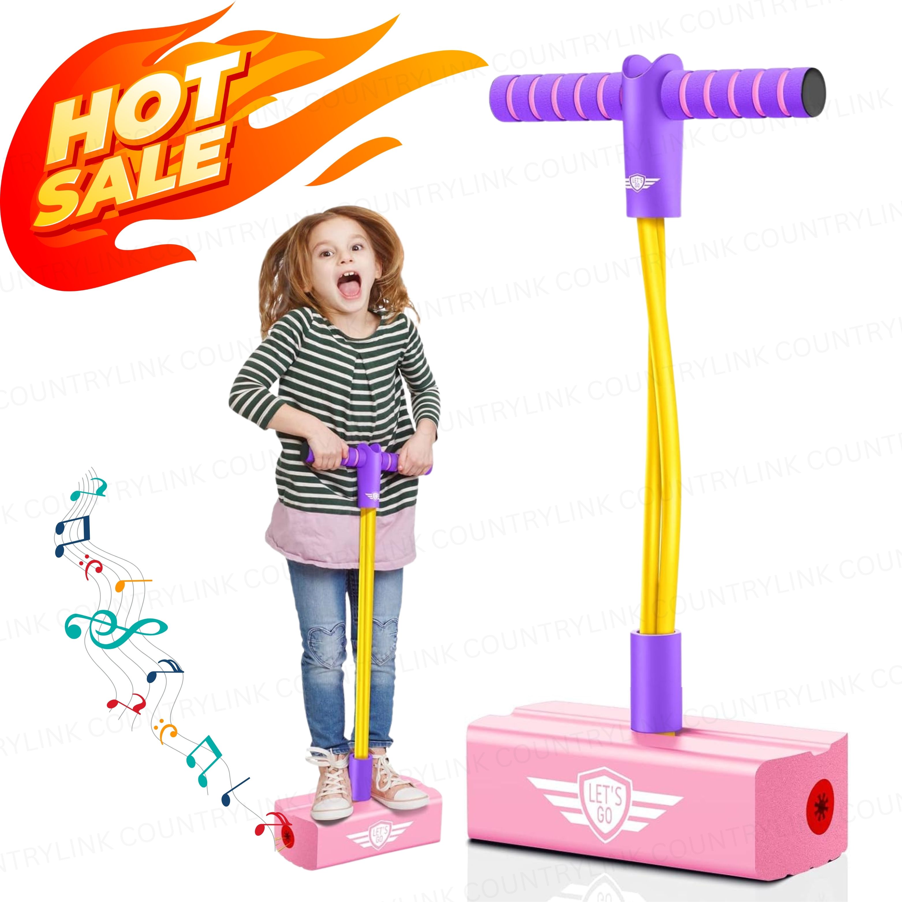 countrylink Jumpins Kids Foam Pogo Stick Jump Trainer Safe Balance Indoor Outdoor Toy-picture-24