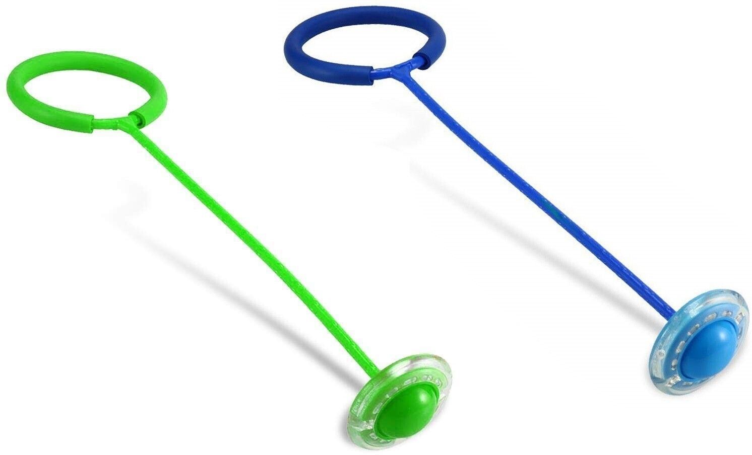 iris Skip Ball, Jump Ropes Sports Swing Ball & Hyun Dance Flash Kids Exercise Coordination Balance Hoop Jump Toy Upgraded Ankle Skip One-Legged Jumping Ring for Boys and Girls (2 Pcs)-picture-34