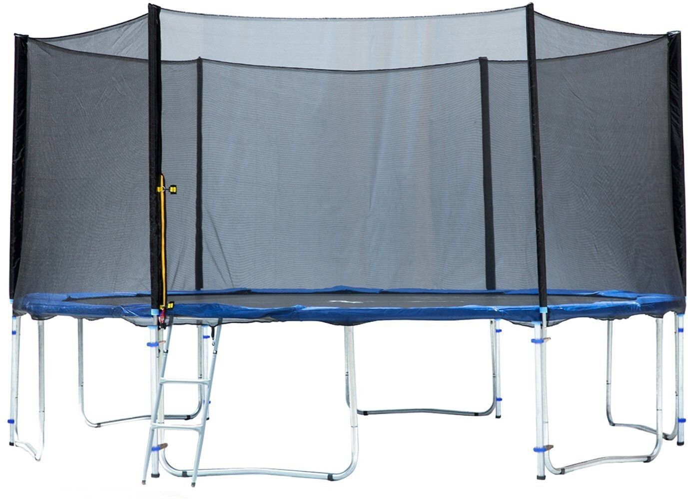 iris Fitness 16 Ft Trampoline with Enclosure net and poles Safety Pad Ladder-picture-11