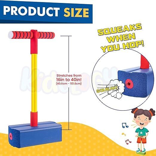 Foam Pogo Jumper Kids Fun and Safe Jumping Stick Pogo Stick-image-46